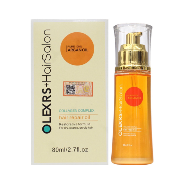 Tinh Dầu Dưỡng Tóc Olexrs+HairSalon Collagen Complex Hair Repair Oil 80mL