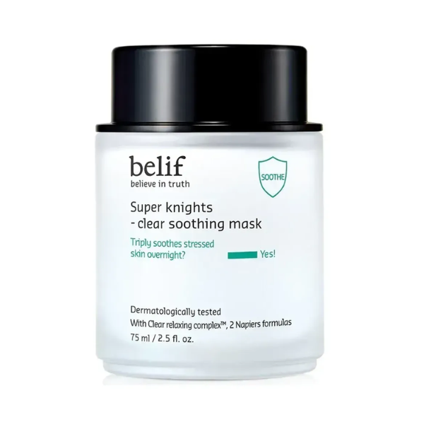 Mặt Nạ Ngủ Belif Super Knights 75mL Clear Soothing Mask