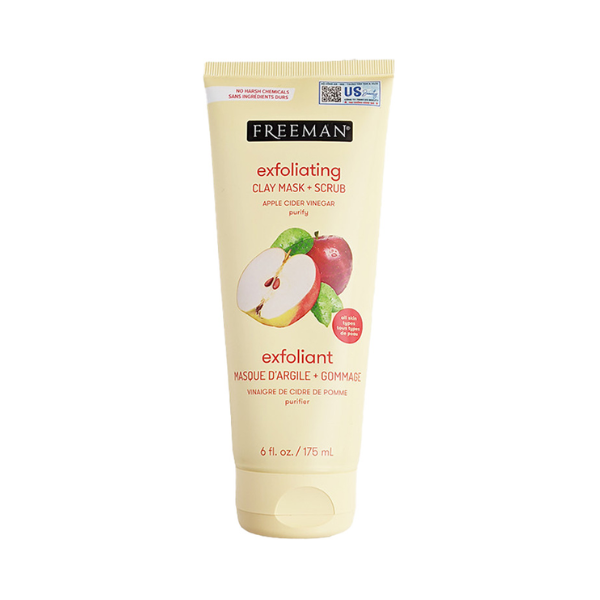 Mặt Nạ Đất Sét Tẩy Da Chết Freeman Exfoliating Apple Cider Vinegar Clay Mask + Scrub 175mL