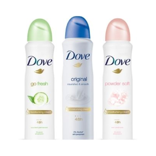 Xịt Ngăn Mùi Dove 48h Anti-perspirant 150mL