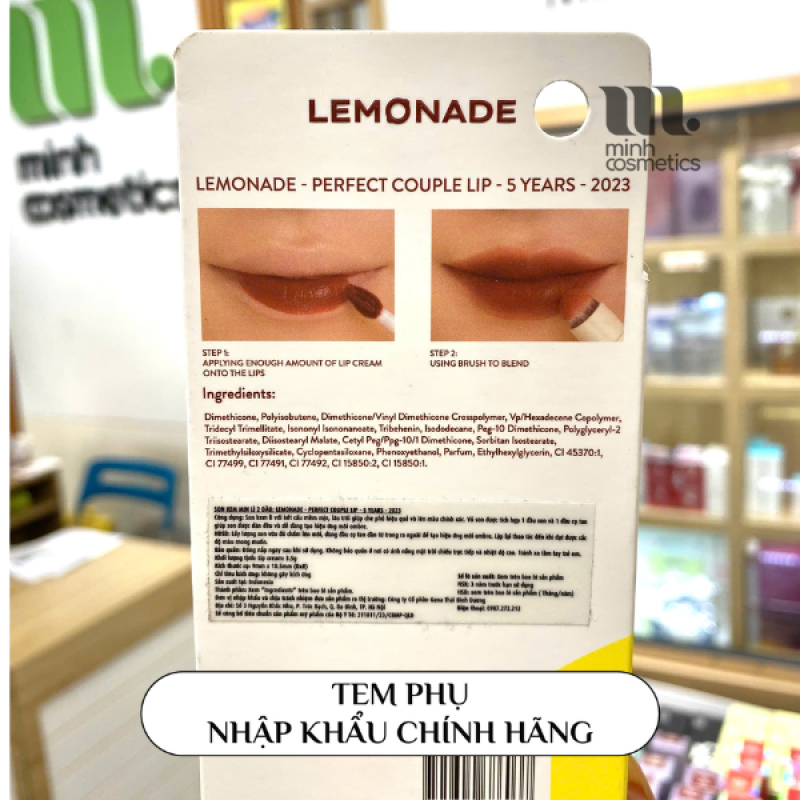 Tem phụ chính hãng