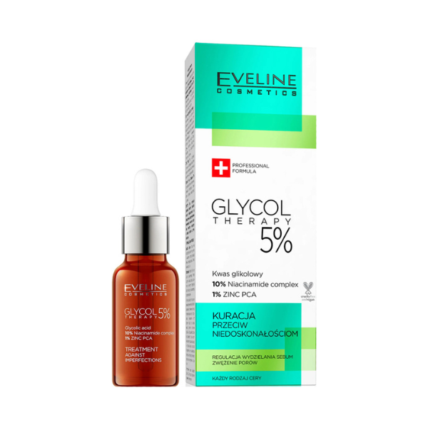 Tinh Chất Eveline Glycol Therapy 5% Against Imperfections 18mL