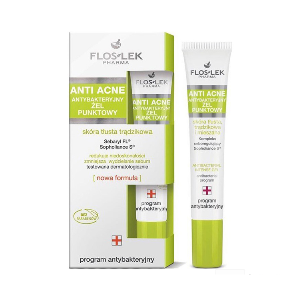 Gel Đặc Trị Mụn, Diệt Khuẩn Floslek Anti Acne Spot Gel For Imperfections 20mL