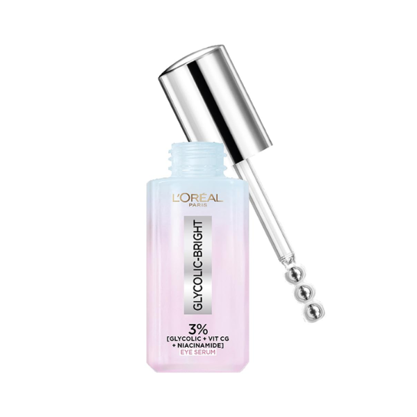 Dưỡng Chất Dưỡng Da Vùng Mắt Loreal Paris Glycolic- Bright Dark Circle Eye Serum 20mL