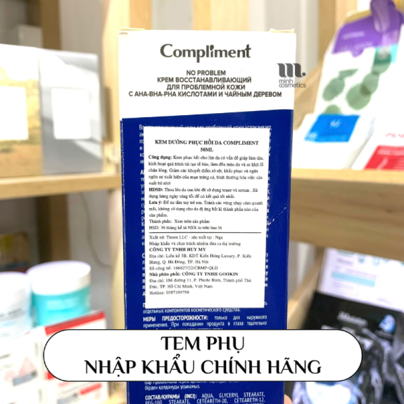 Tem phụ chính hãng