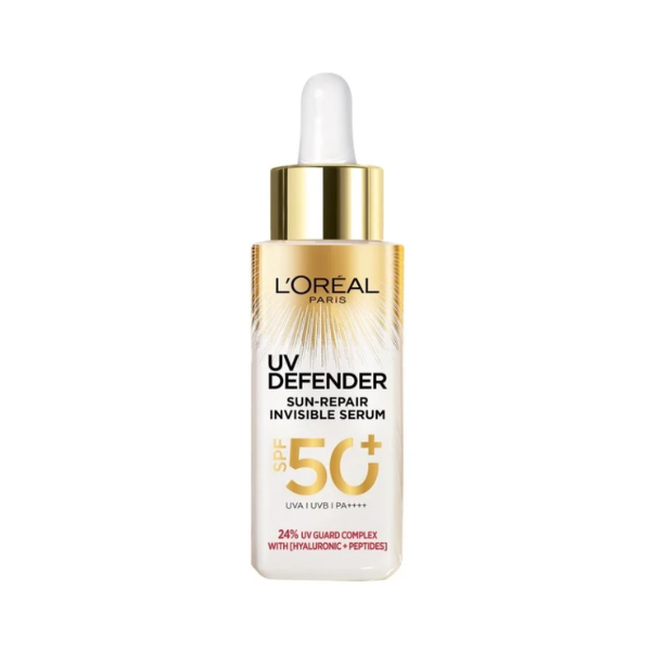 Dưỡng Chất Chống Nắng Loreal Paris UV Defender Sun-Repair Invisible Serum SPF 50+/PA++++ 30mL