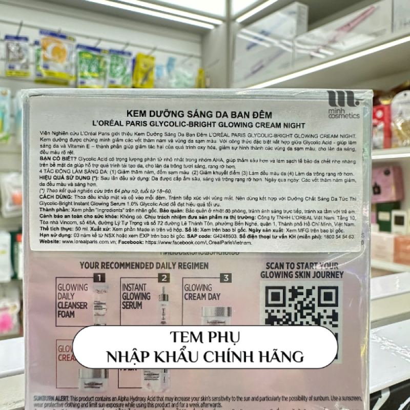 Tem phụ chính hãng