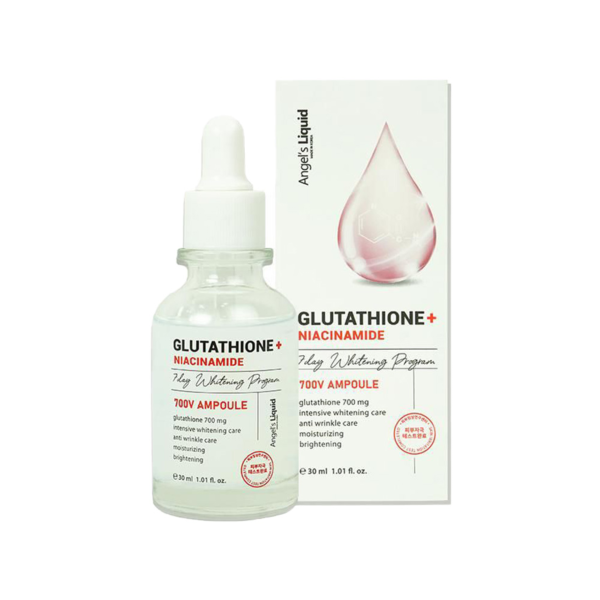 Huyết Thanh Trị Nám Truyền Trắng Angel's Liquid Glutathione+ Niacinamide 7Day Whitening Program 700V Ampoule - 30mL