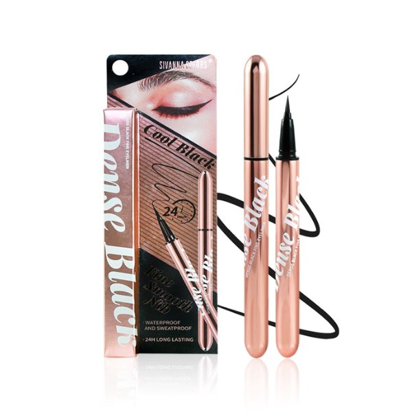 Kẻ Mắt Sivanna Dense Black Fine Eyeliner