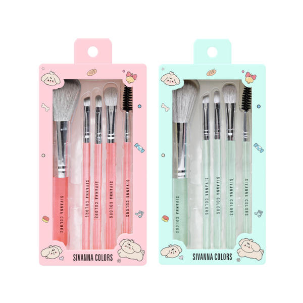 Bộ Cọ Sivanna Colors Makeup Brush Set 5 Cây