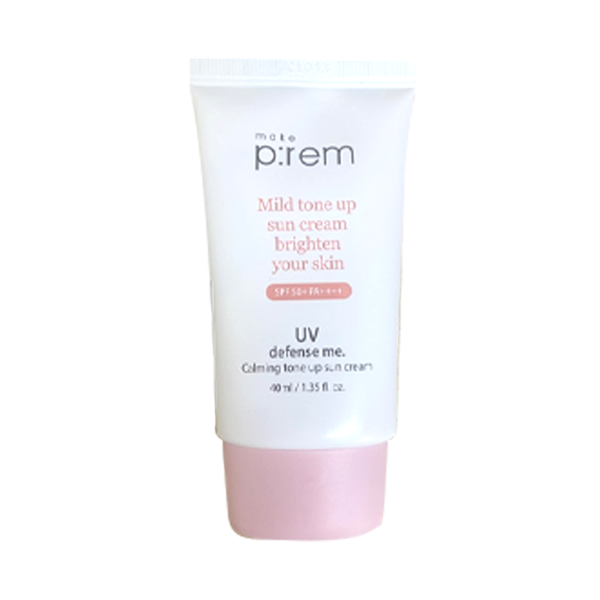 Kem Chống Nắng Make P:rem UV Defense Me Calming Tone Up Sun Cream SPF50+ PA++++ 40mL