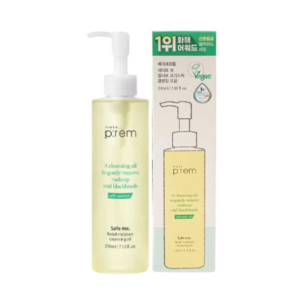 Dầu Tẩy Trang Make P:rem Relief Moisture Cleansing Oil 210ml