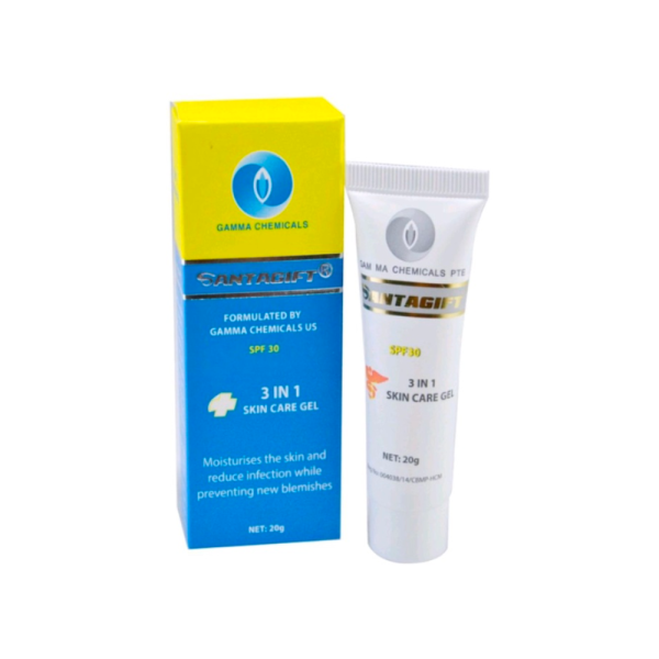 Gel Giảm Mụn SANTAGIFT SPF 30 3 In 1 Skin Care Gel 20g
