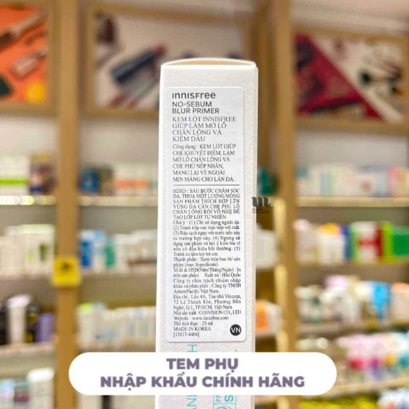 Tem phụ chính hãng