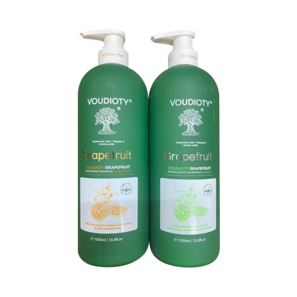 Bộ Gội Xả Bưởi Voudioty Grapefruit 2x1000mL