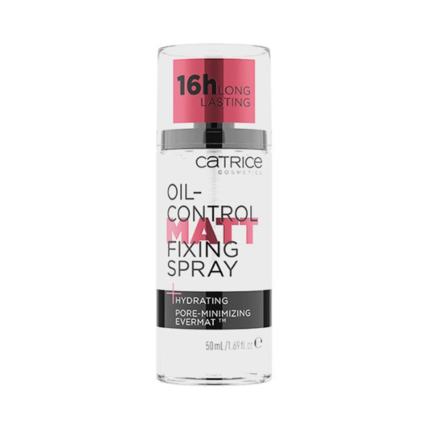 Xịt Khóa Nền Cố Định Trang Điểm Catrice Oil-Control Matt Fixing Spray 16h Long Lasting 50mL