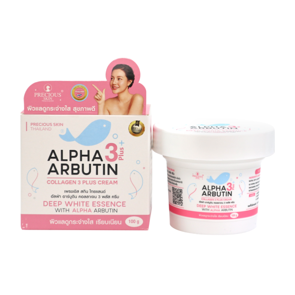 Kem Dưỡng Trắng Alpha Arbutin 3 Plus Collagen Cream 100g