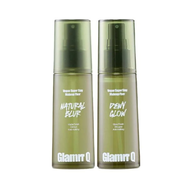 Xịt Khóa Nền GLAMRR Q Vegan Super Stay Makeup Fixer 50mL