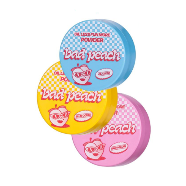 Phấn Phủ BAD PEACH Oil Less Fun More Powder SPF35/ PA++ 4g