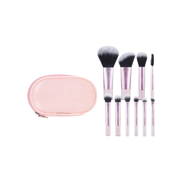 Bộ Cọ Trang Điểm JARY Makeup Brush Set Kèm Túi Da Pu