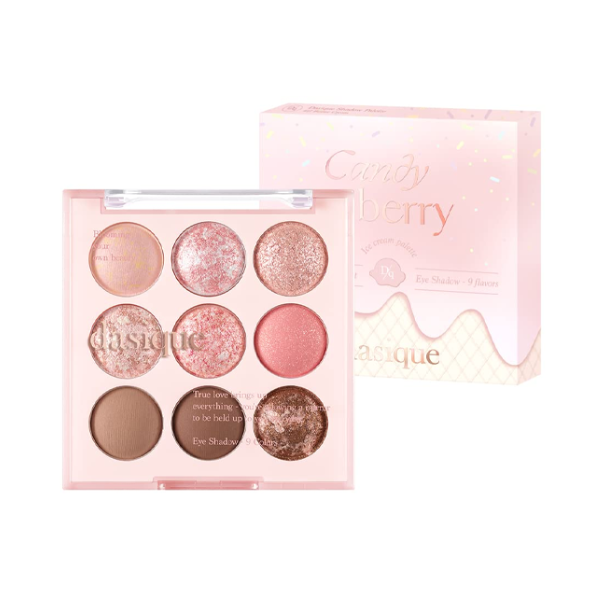 Bảng Phấn Mắt 9 Ô Dasique Ice Cream Shadow Palette 13g