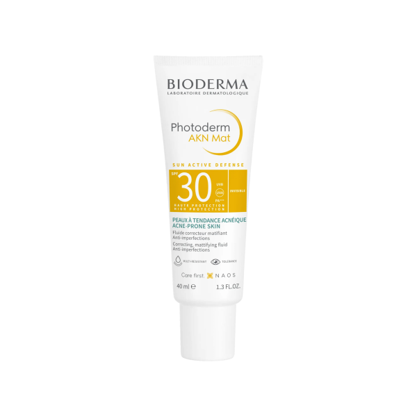 Kem Chống Nắng Bioderma Photoderm AKN Mat SPF30 Acne - Prone Skin 40mL