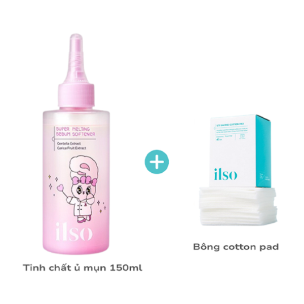 Ủ Mụn ILSO Melting Sebum Softener 150g Kèm 40 Bông