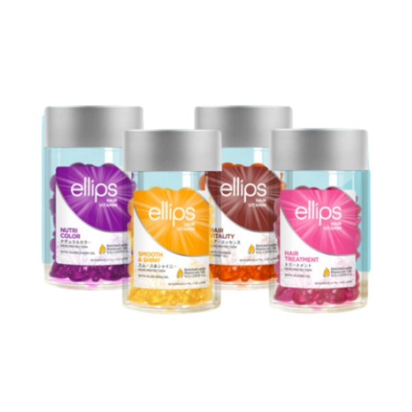 Serum Dưỡng Tóc ELLIPS Hair Vitamin Moroccan Oil 50 Viên