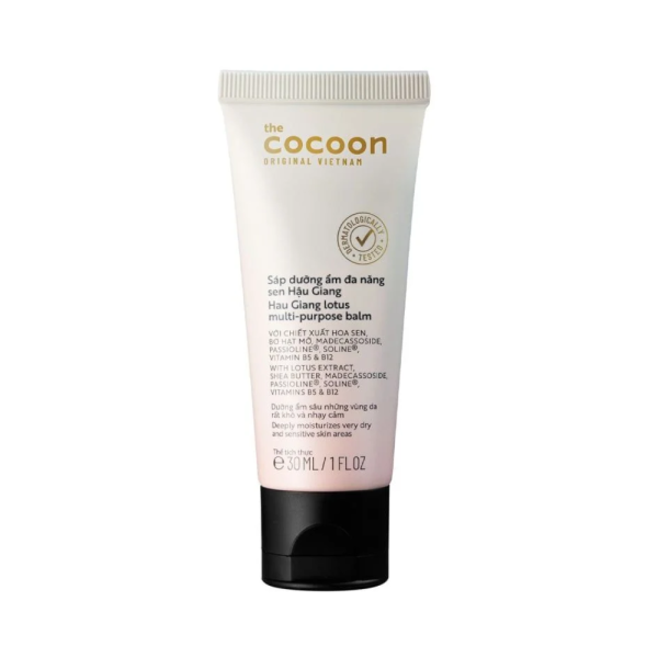 Sáp Dưỡng Ẩm Đa Năng Cocoon Sen Hậu Giang Lotus Multi-Purpose Balm 30mL