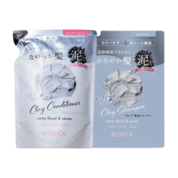 Dầu Gội/ Xả Đất Sét BIORICA Clay 360mL