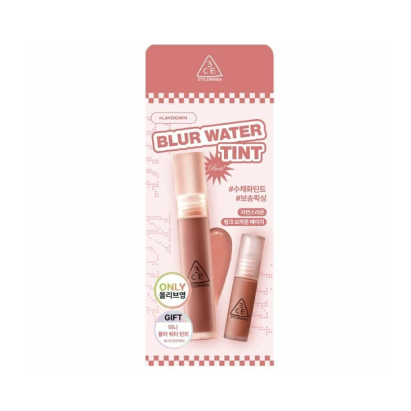 [1 Tặng 1] Son 3CE Blur Water Tint - #Laydown