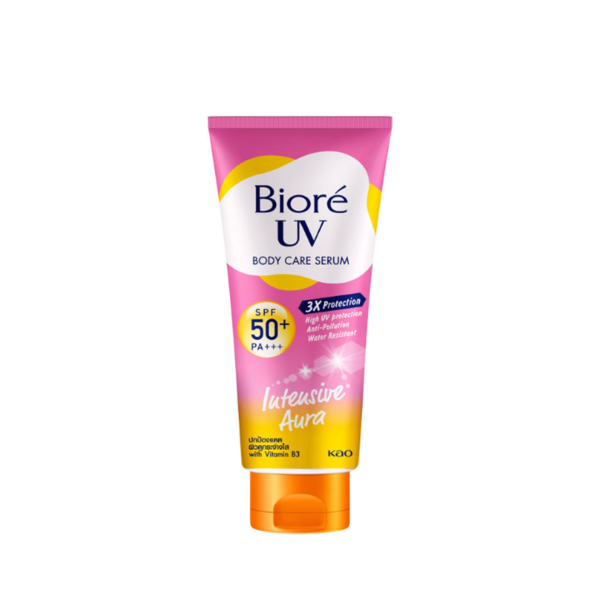 Serum Chống Nắng Dưỡng Thể Biore UV Anti-Pollution Body Care Serum SPF50+/PA+++ 150mL - Intensive Aura