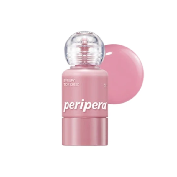 Set Má Hồng Kem Tặng Mút Peripera Syrupy Tok Cheek 9g