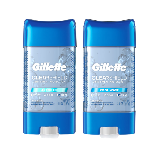 Gel Khử Mùi Gillette Clear Shield 72HR Sweat Protection - 107g