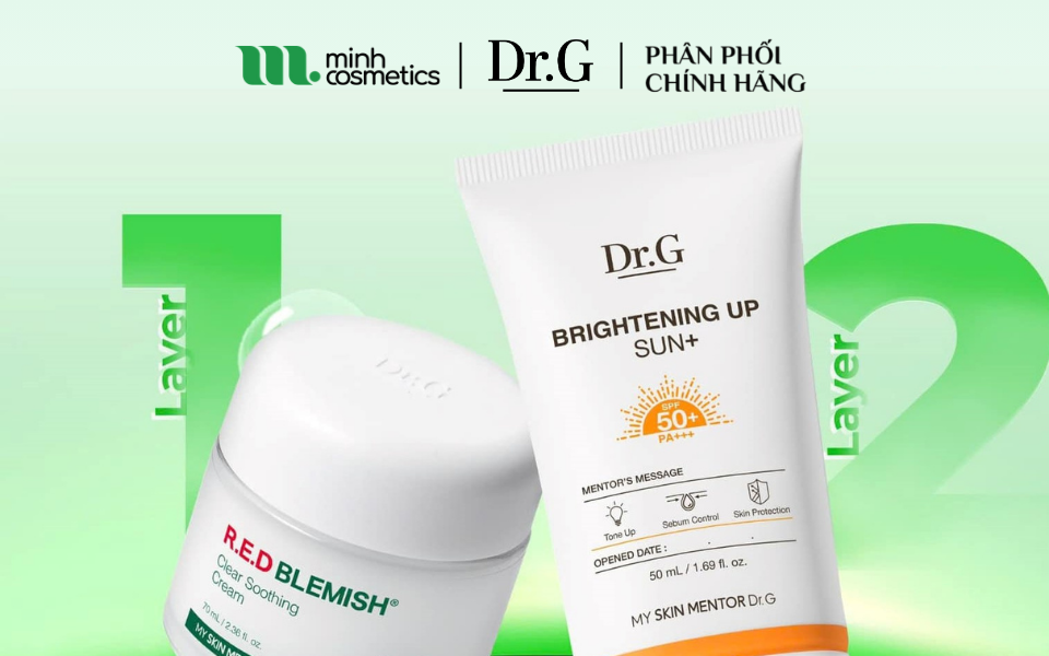 Dr.G - Bộ sản phẩm quốc dân cho da dầu, bảo vệ da toàn diện