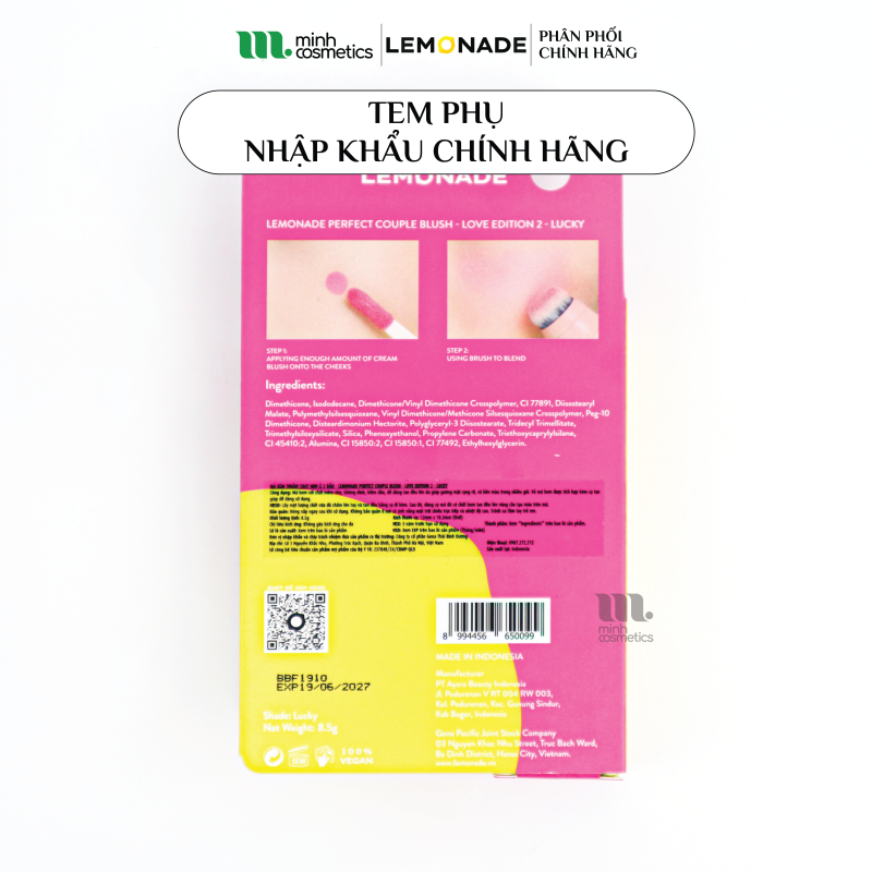 Tem phụ chính hãng