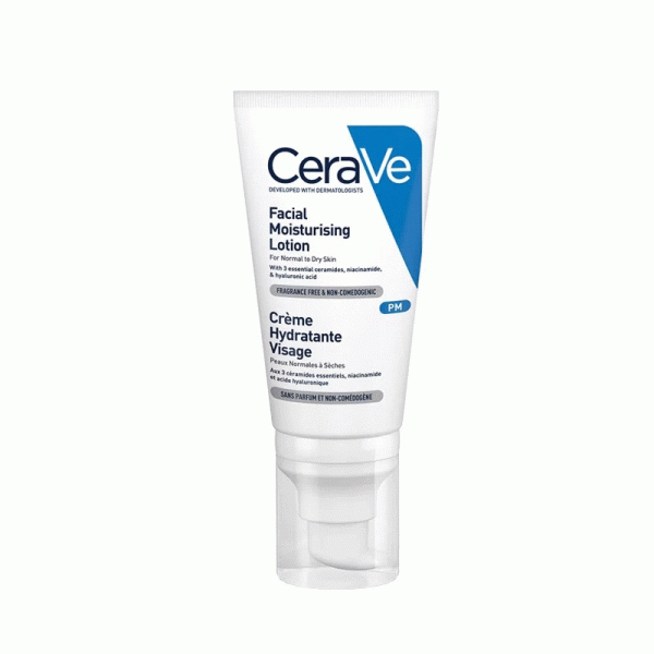 Sữa Dưỡng Ẩm Ban Đêm CeraVe Facial Moisturising Lotion For Normal to Dry Skin - 52mL