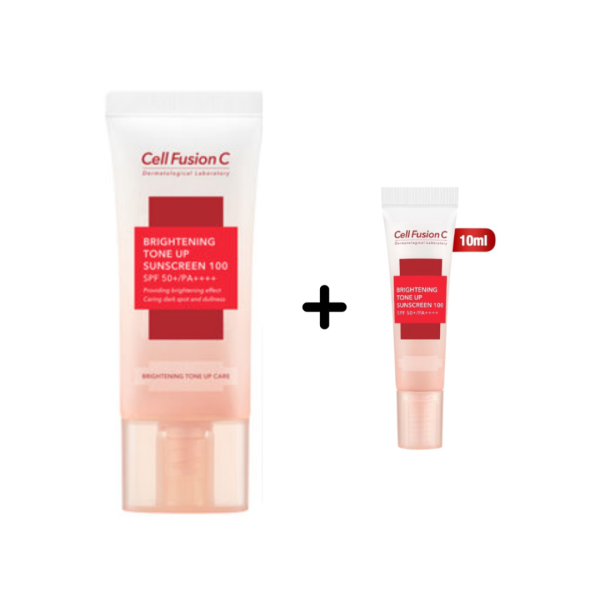 [1 Tặng 1] Kem Chống Nắng Cell Fusion C Brightening Tone Up Sunscreen 100 SPF50+ PA++++ 35mL+10mL