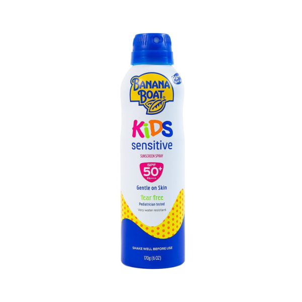 Xịt Chống Nắng Banana Boat Kids Sensitive Sunscreen Spray SPF50+ PA++++ 170g
