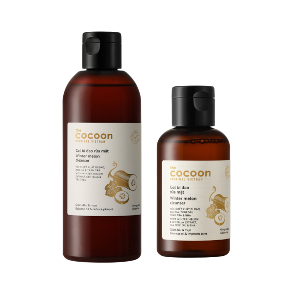 Gel Bí Đao Rửa Mặt Cocoon Winter Melon Cleanser 140mL - 310mL