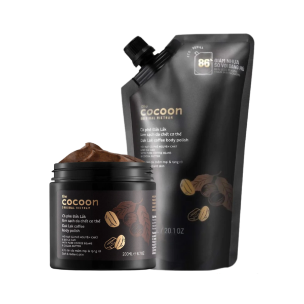 Tẩy Da Chết Cơ Thể Cocoon Cà Phê Đắk Lắk Coffee Body Polish 200mL - 600mL