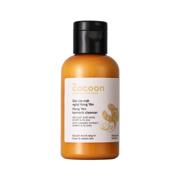 Sữa Rửa Mặt Cocoon Nghệ Hưng Yên Turmeric Cleanser 140mL