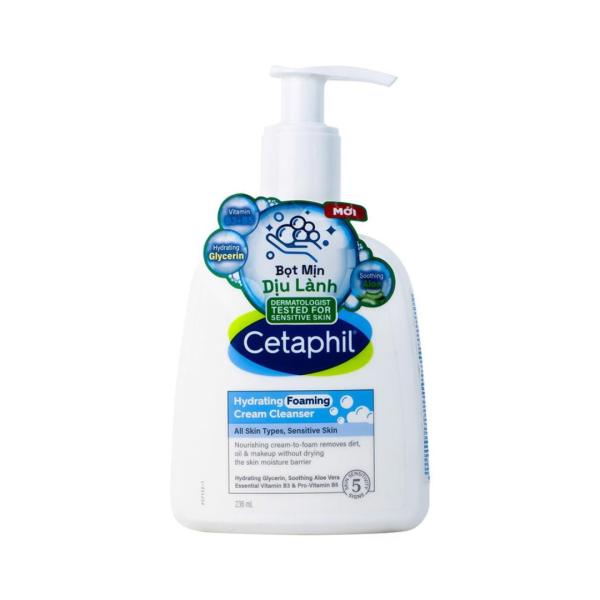 Sữa Rửa Mặt Cetaphil Hydrating Foaming Cream Cleanser