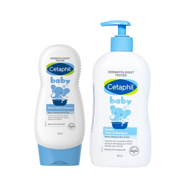 Sữa Tắm Gội Cho Bé Cetaphil Baby Gentle Wash & Shampoo 230mL - 400mL