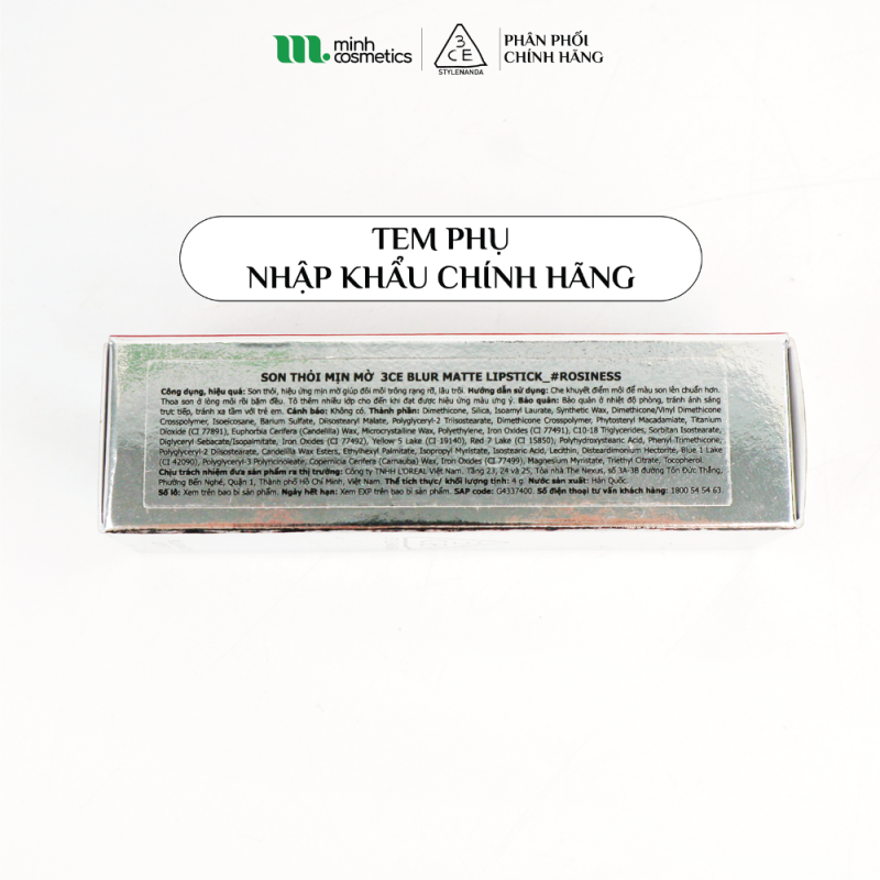 Tem phụ chính hãng