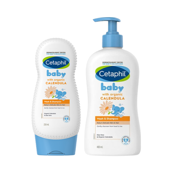 Sữa Tắm Gội Cho Bé Cetaphil Baby Wash & Shampoo With Organic Calendula