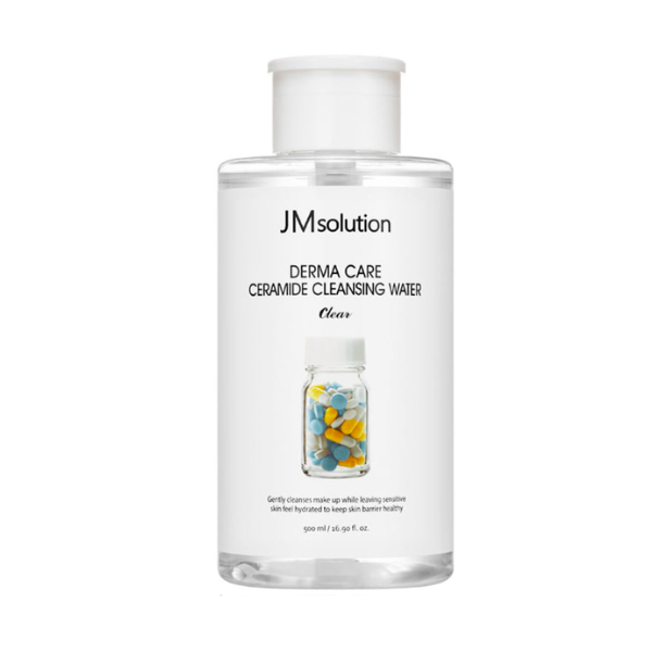 Tẩy Trang JM Solution Derma Care Ceramide Cleansing Water Clear 500mL