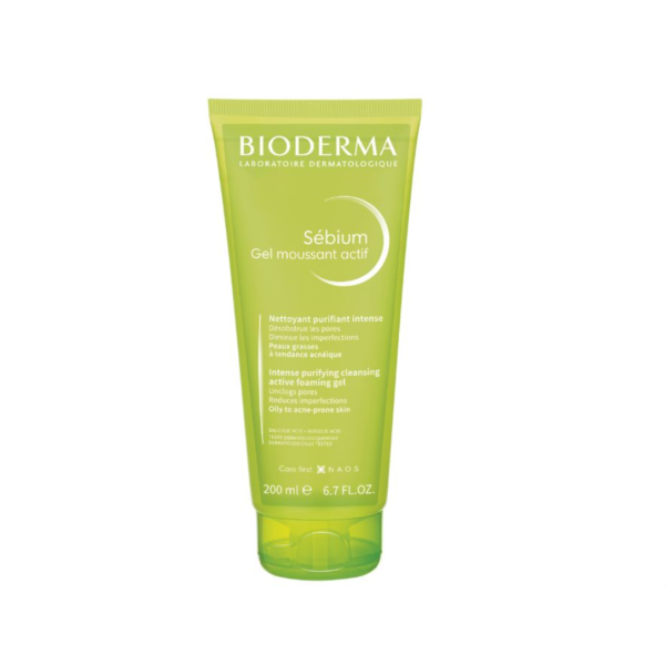Gel Rửa Mặt Bioderma Sebium Gel Moussant Actif