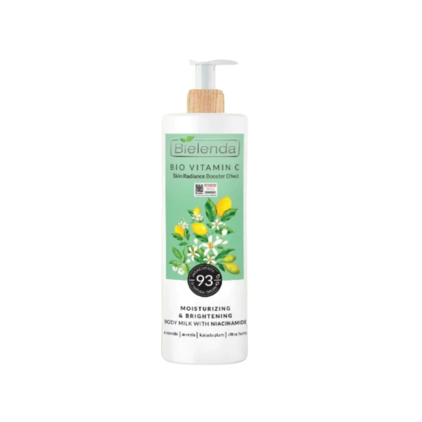 Sữa Dưỡng Thể Bielenda Bio Vitamin C Moisturizing & Brightening Body Milk - 400mL With Nicacinamide