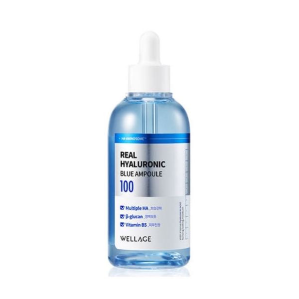 Serum Wellage Real Hyaluronic Blue Ampoule 100 75mL